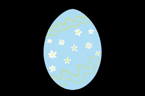 Happy Easter.Set of Easter eggs with different textures on a white backgrou.. Illustrazione stock