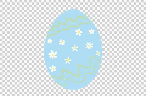 Happy Easter.Set of Easter eggs with different textures on breakthrough bac.. イラスト素材