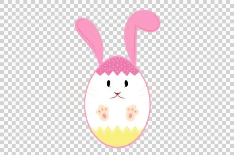 Happy Easter.Set of Easter eggs with different textures on breakthrough bac.. イラスト素材