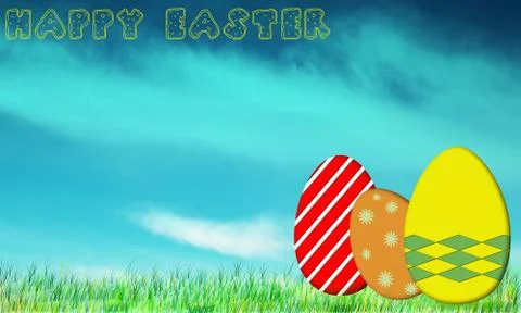 Happy eastert Stock Photos