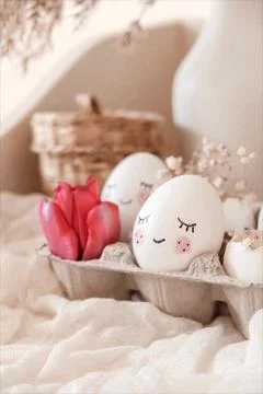 Happy Eggs Foto stock