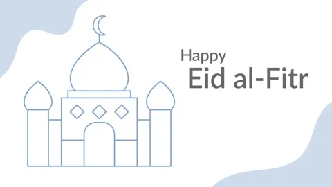 Happy eid al Fitr Vídeos de archivo 335653953