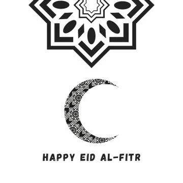 HAPPY EID AL-FITR Stock Illustration