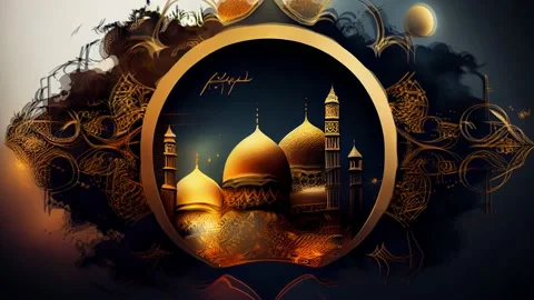 Happy eid greeting motion design animation Stock Footage 234207097
