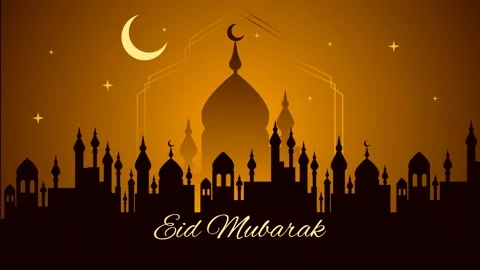 Happy eid greeting motion design animation beautiful Stock Footage 237072903