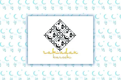Happy Eid Mubarak, patterns designs Illustrazione stock