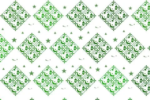 Happy Eid Mubarak, patterns designs Illustrazione stock