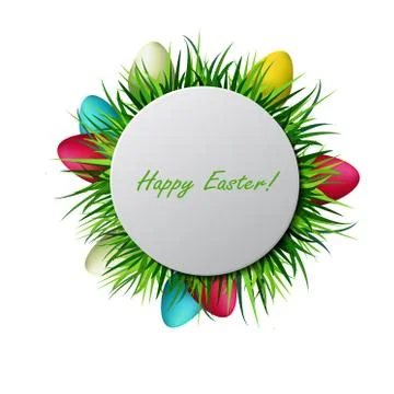 Happy ester card Stock Illustration