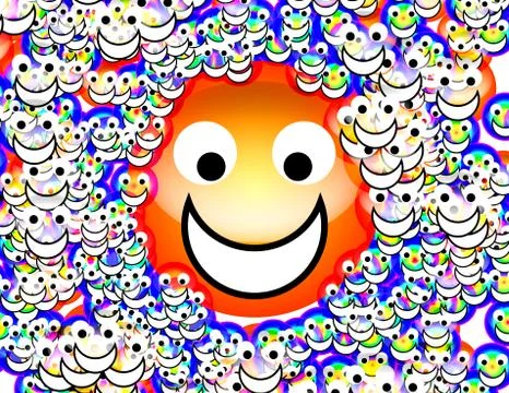 Happy Face Stock Illustration