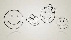 Happy Family Stock After Effects