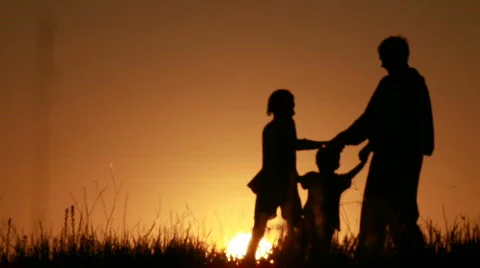Happy family. Stock Footage