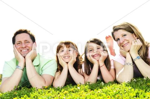 Happy family Stock Photos