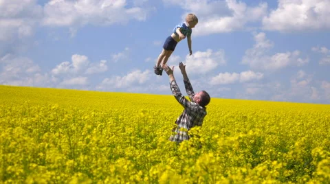 Happy farmer and son Stock Footage 63347141