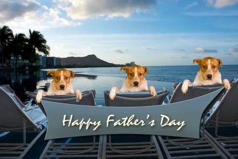 Happy Fasthers Day. Stock Photos