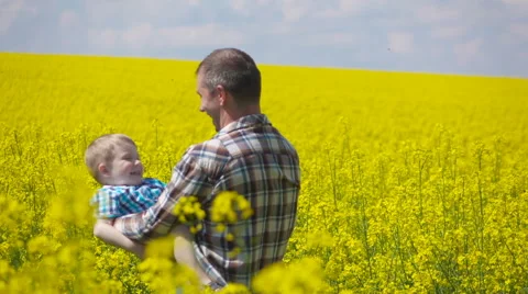 Happy father and son Stock Footage 63347252