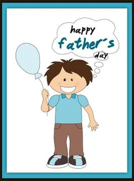 Happy father Illustrazione stock