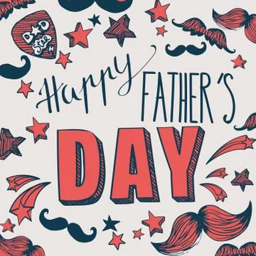 Happy Father's Day background Stock Illustration