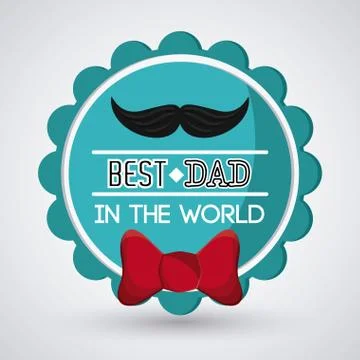Happy Fathers day design Stockillustratie