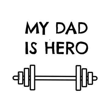 Happy fathers day elements doodle design, celebration accessories Stock Illustration