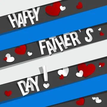 Happy Father's Day Stock Illustration
