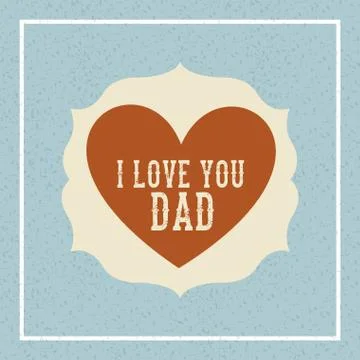 Happy fathers day Stockillustratie
