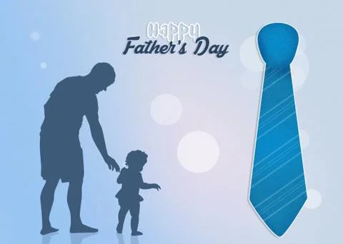 Happy father's day Stock Illustration