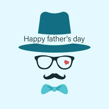 Happy father's day Stock Illustration