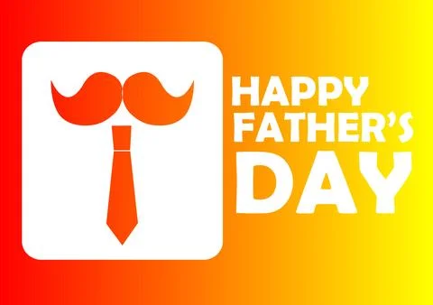 Happy Father's Day Illustrazione stock