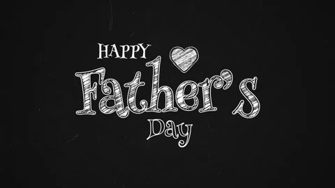 Happy Fathers Day Scribble Typography Animation Hand Drawn Style 스톡 동영상 335609182