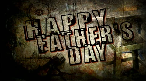 Happy Fathers Day Title  background Stock Footage 50620883