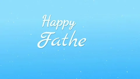Happy Father's Day Write on Animated Text Vídeos de archivo 197119765