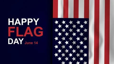 Happy Flag Day background template. Vector illustration Stock Illustration