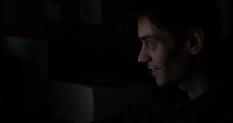 Happy freelancer completed the project Stock Footage 142736429