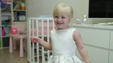 Happy funny children having fun at home. Happy family. Portrait of smiling Stock Footage 145487833