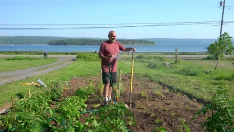 Happy gardener Stock Footage 156655143