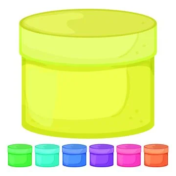 Happy gift box cartoon vector graphic Stockillustratie