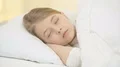 The happy girl lay on the bed 4k or 4k+ Resolution