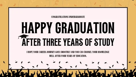 HAPPY GRADUATION Stock Footage 260380645