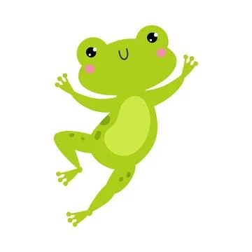 leaping frog clipart