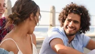 Happy Guys And Girls Laughing Stock Footage