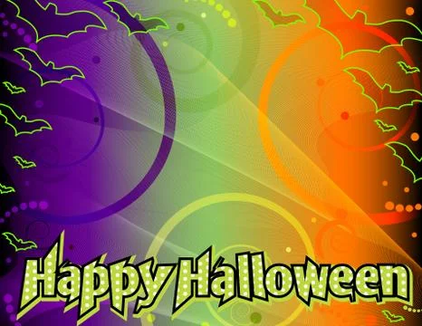 Happy Halloween background Stock Illustration