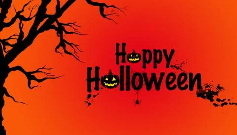 Happy Halloween background Stock Illustration
