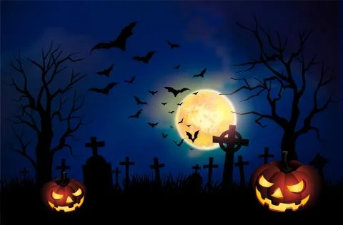 Happy Halloween background Stock Illustration