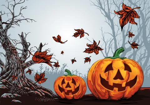 Happy Halloween background Illustration