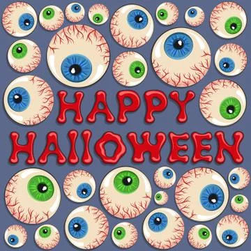 Happy Halloween background. Illustrazione stock