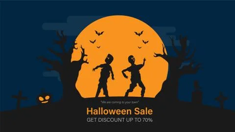 Happy halloween background Stock Illustration