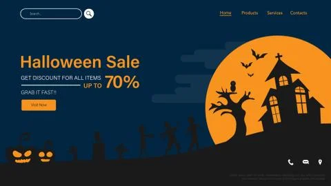 Happy halloween background Stock Illustration