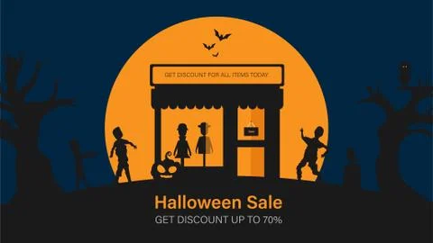 Happy halloween background Illustrazione stock