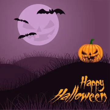 Happy Halloween Background Stock Illustration