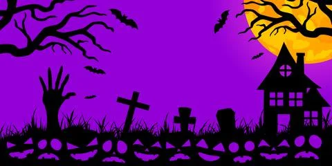 Happy Halloween background. Vector illustration イラスト素材
